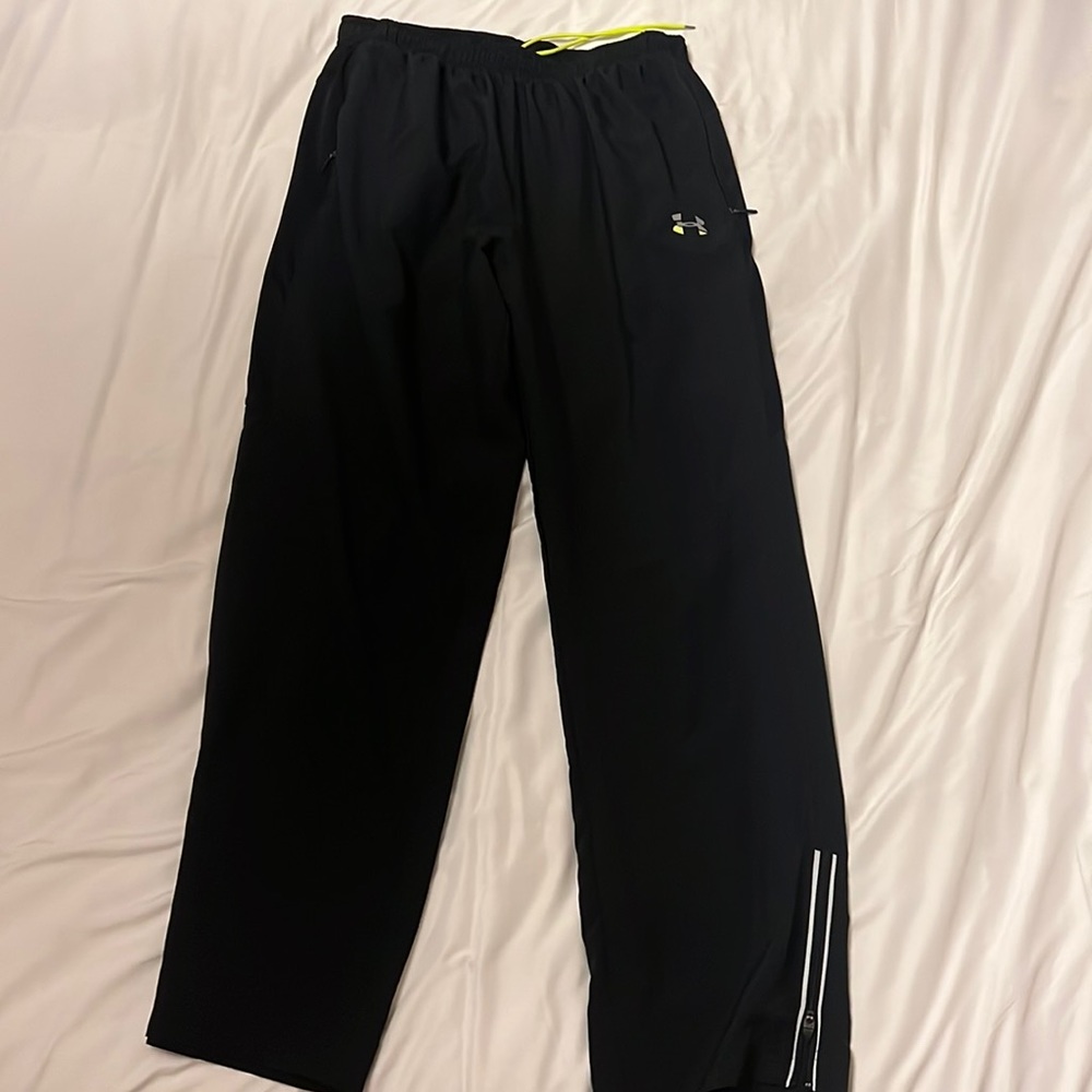 Under Armour, black joggers, size large